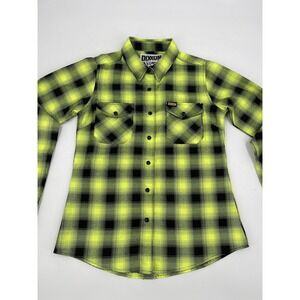 DIXXON Black and Yellow Plaid Button Down Shirt